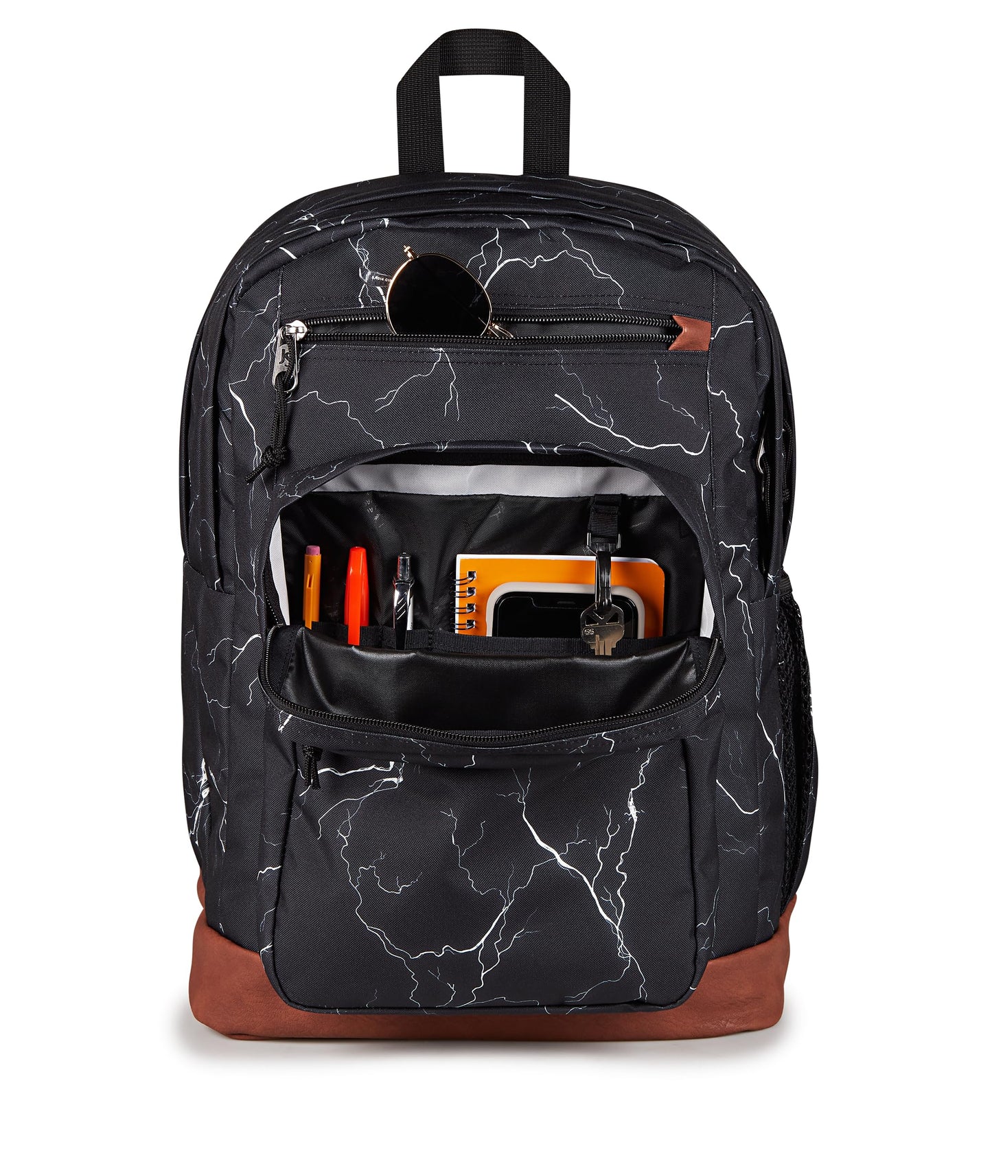JanSport Cool Backpack with 15-inch Laptop Sleeve, Large Computer Bag Rucksack with 2 Compartments, Ergonomic Straps, Electric Bolts