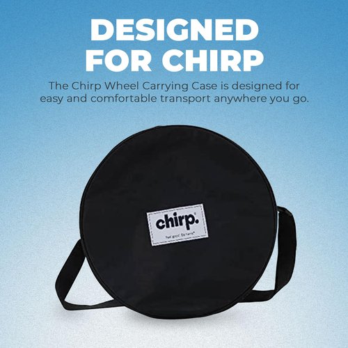 Chirp Wheel Carrying Case - Travel Case for On the Go Back Pain Relief & Stretching - Compatible with Yoga Supplies and Foam Roller Sets Wheels Not Included