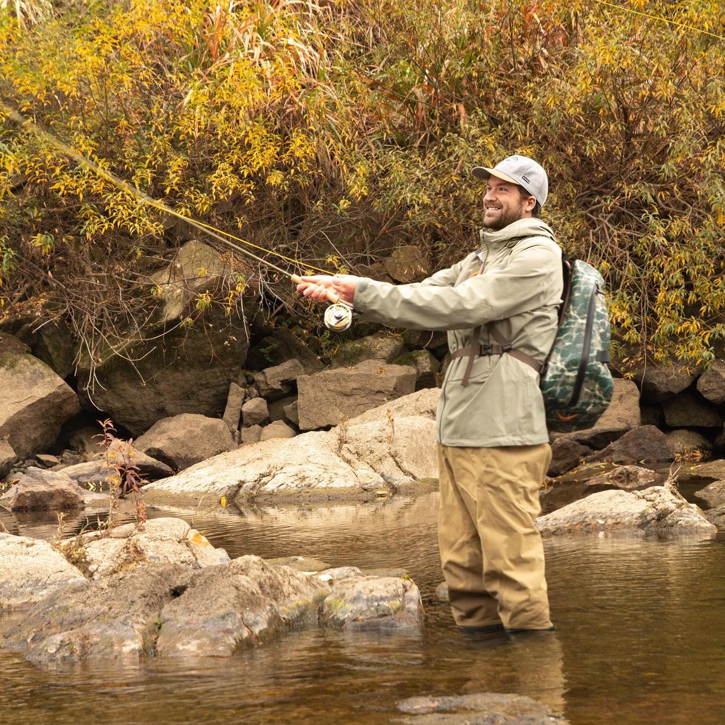 SF SF-005MP 7 FT 6 Inch 3wt-4 Sections Fly Fishing Rod Advance Multi-Purpose Freshwater Fly Rod IM8 Carbon Fiber with Carrying Tube and Extra Rod Tip Section Medium-Fast Action