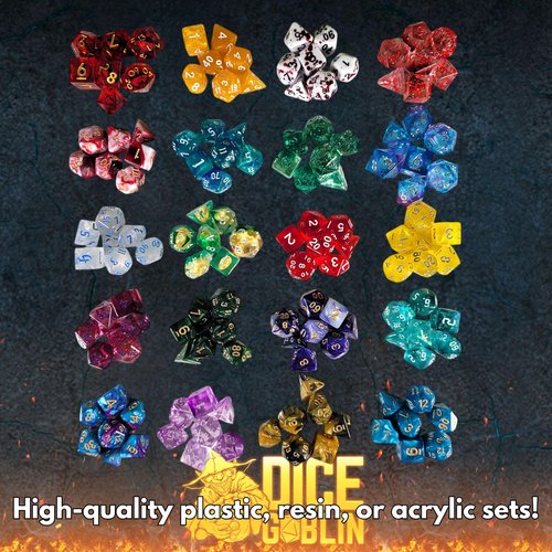 Forged Dice Co. Dice Goblin Mystery DIce Set - RPG Dice Set - DND Dice Set