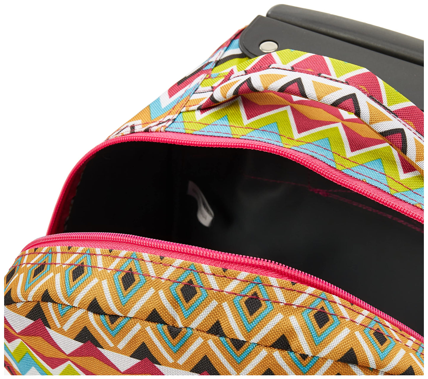 Rockland Double Handle 17" Rolling Backpack, Tribal