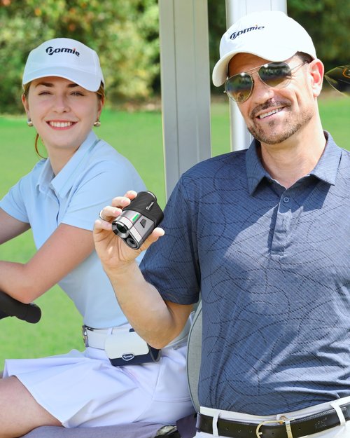 Dormie Golf Rangefinder with Slope,800 Yards Laser Range Finder Golfing,Aluminum Alloy Body,Flag Pole Locking Vibration,Slope Compensation,6X Magnification Rangefinder with Magnet,T100 Black