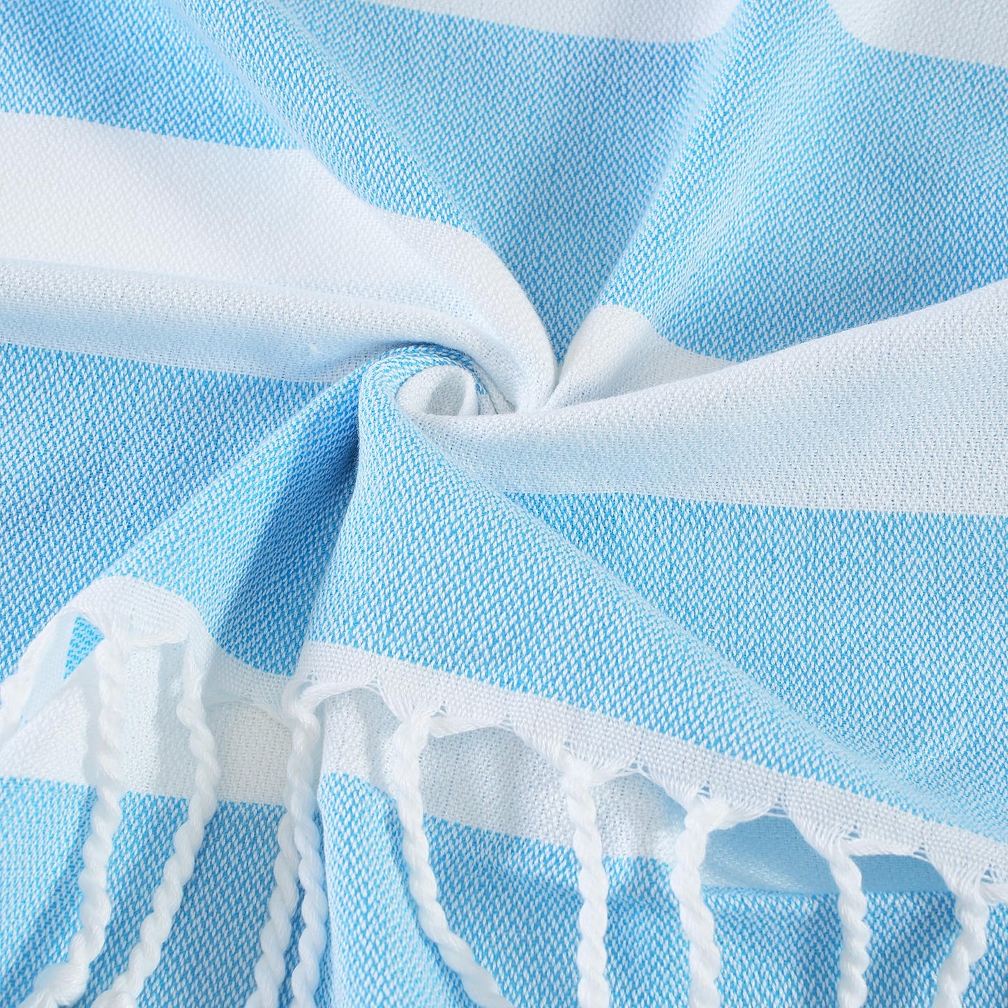 Genovega 6 Oversized Turkish Beach Bath Towel Set Bulk 74"x38" Extra Large Sand Free Quick Dry Swimming Camping Pool Clearance Towels Essentials Adult Multi Stripe Travel Blanket