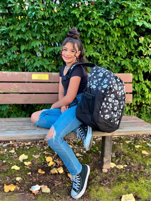 Choco Mocha Tie Dye Backpack for Teen Girls, Travel School Backpack for Girls Middle School Large Bookbag 18 Inch, Teal Green