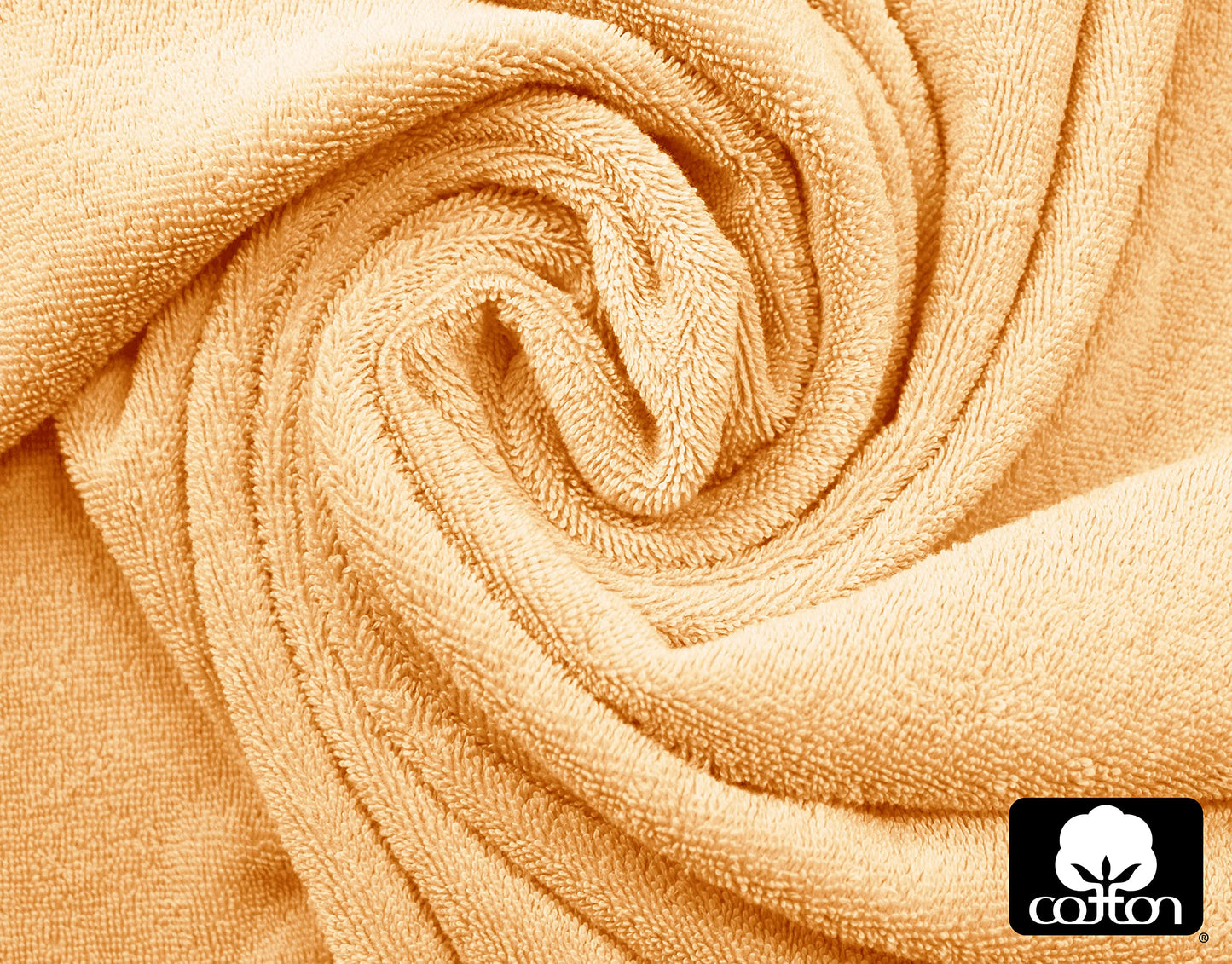 COTTON CRAFT Ultra Soft Wash Cloth - Set of 12 Pure Cotton Plush Absorbent Quick Dry Easy Care Bathroom Face Towel - Everyday Luxury Hotel Spa Gym Pool Shower Beach Kitchen Travel Dorm - 12x12- Yellow