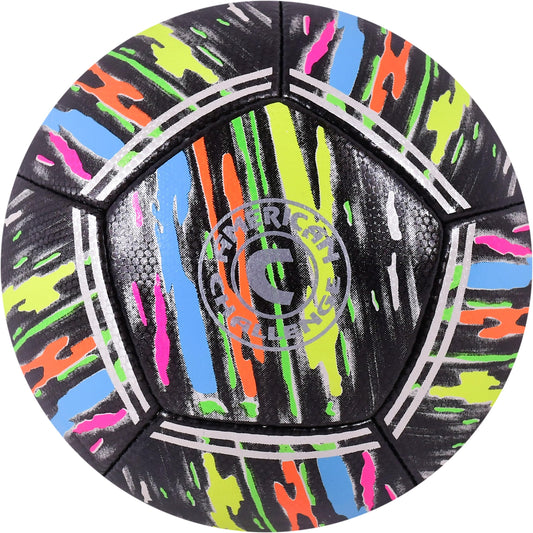 American Challenge Kura Soccer Ball (3, Black/White)