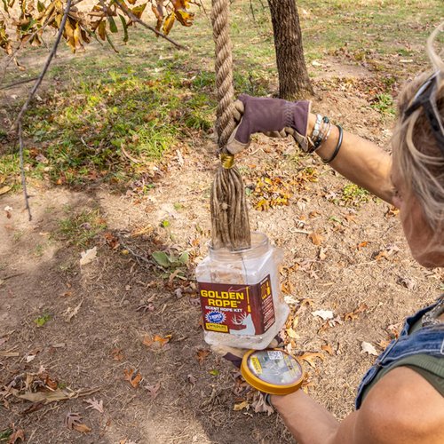 Wildlife Research Center Golden Rope Scent Rope Concentrate – Hunting Scent for Existing Golden Rope or Any Rope Scrape Setup – Get The Attention of Deer and Keep Them Coming Back – 4 FL OZ