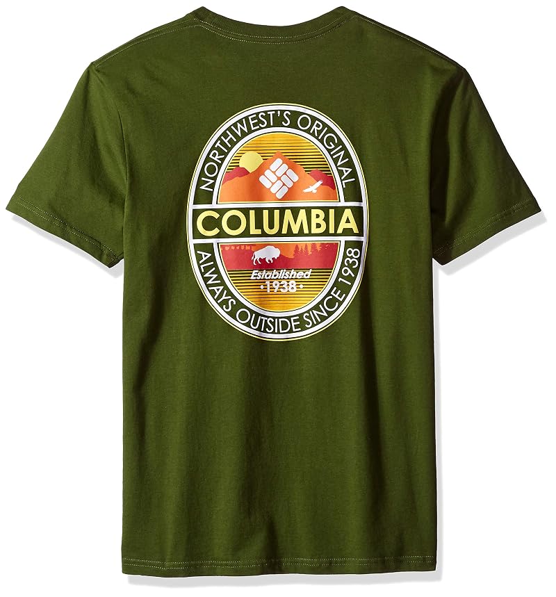 Columbia Men's Graphic T-Shirt - Pesto/Sierra, X Large