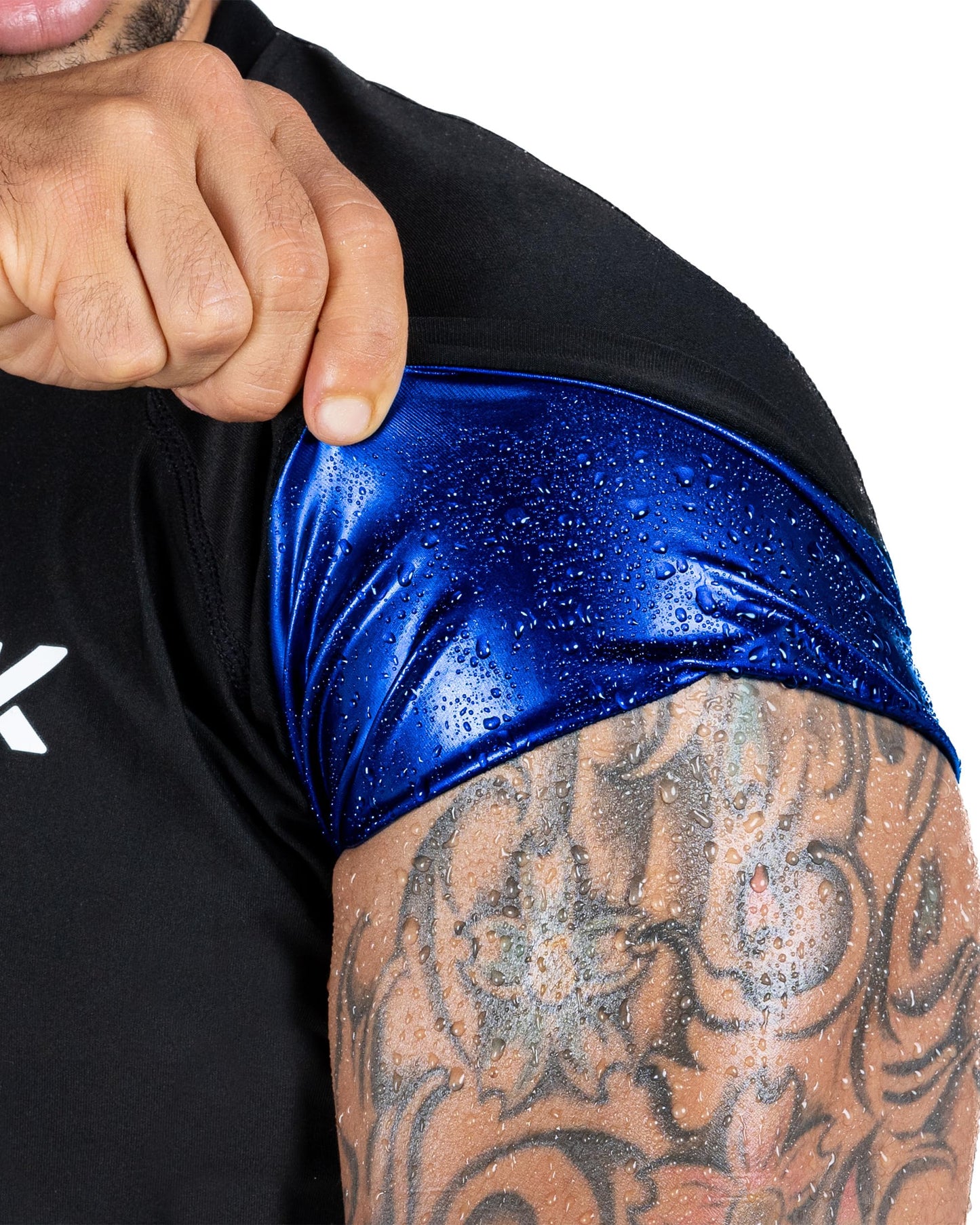 Kewlioo Sauna Shirt for Men - Original Heat Trapping Sweat Vest, Sauna Suit For Men, Compression Workout Sweat Suit for Gym, Workouts