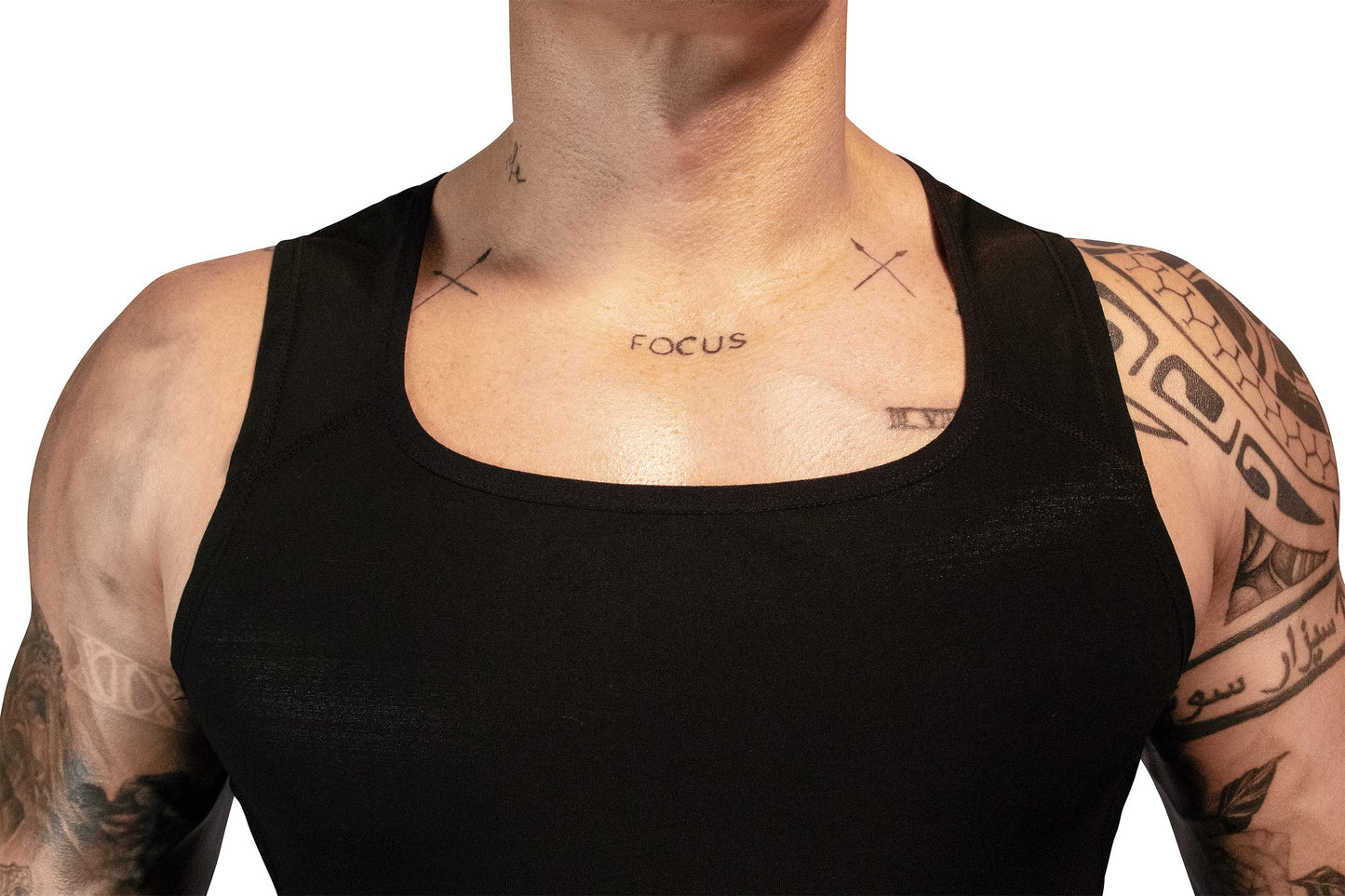 FUXERT Men's Sweat Vest Sweat Tank Top for Waist Trainer Workout Body Shaper Sauna Suit for Gym Exercise(SOBK 2XL/3XL)