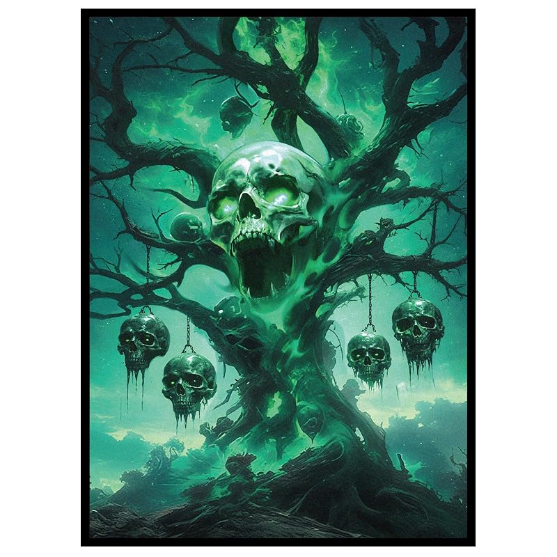 Kabinka MTG Card Sleeves - 100 Standard Size Pack, Skull Tree Variation