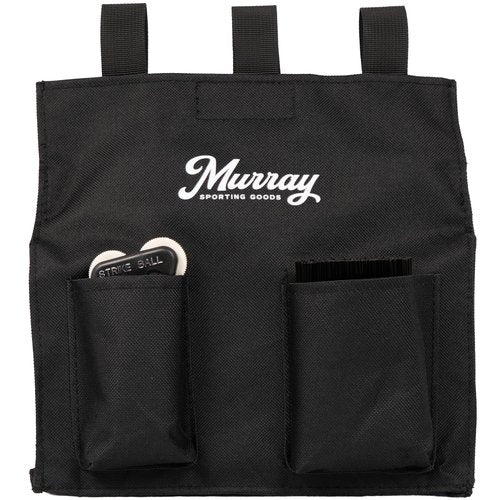 Murray Sporting Goods Baseball/Softball Umpire Shirt Accessory Bundle - Shirt, Bag, Brush, Indicator Clicker Accessory Kit (Black, X-Large)