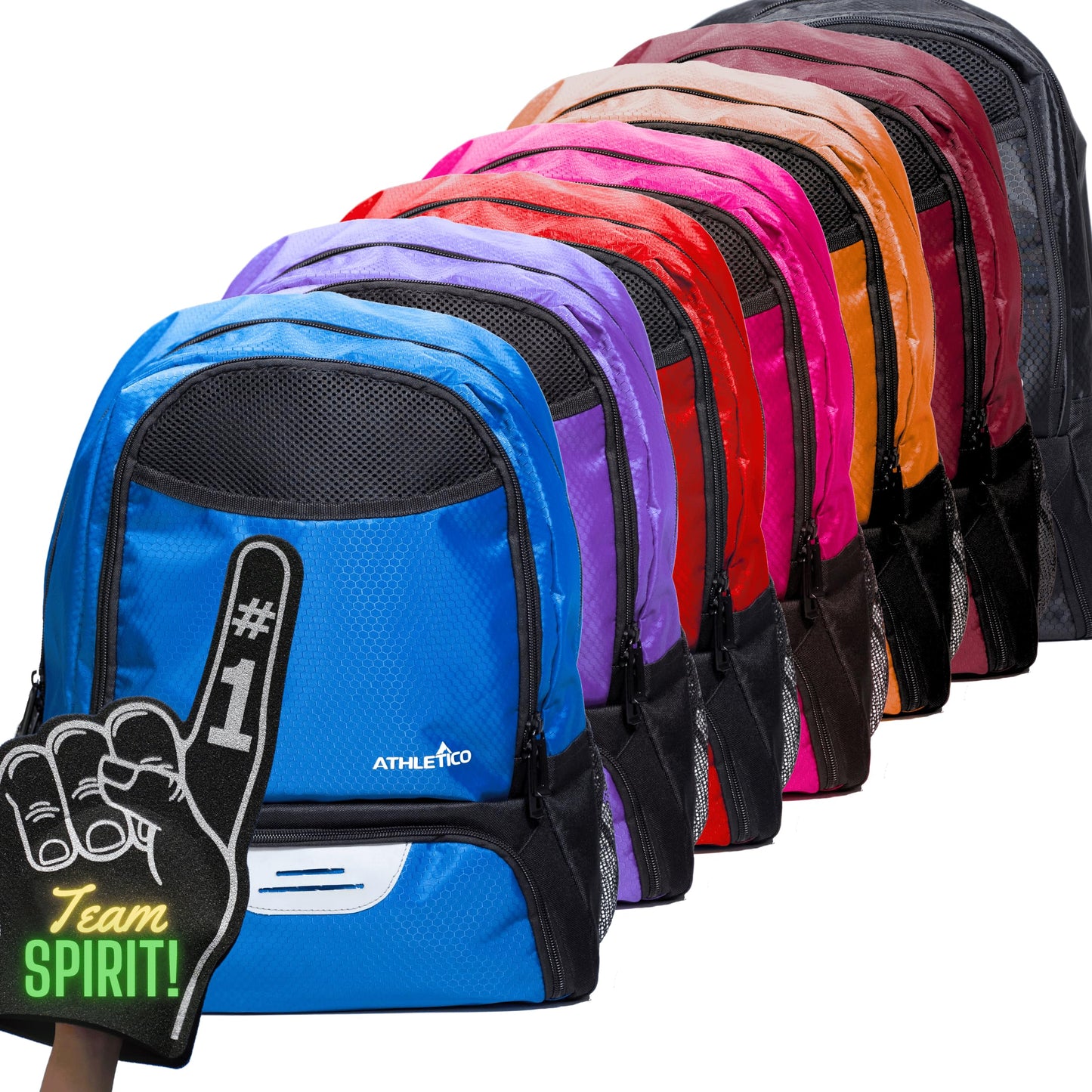 Athletico Youth Soccer Bag - Soccer Backpack & Bags for Basketball, Volleyball & Football | Includes Separate Cleat and Ball Compartment