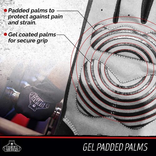 Bear Grips Weight Lifting Gloves | Half & Full Finger Gym Gloves for Men & Women