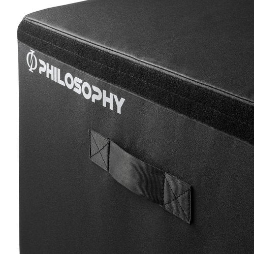 Philosophy Gym 12" Soft Foam Plyometric Box - Jumping Plyo Box for Training and Conditioning
