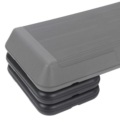 ZENY Exercise Aerobic Stepper Platform 28.5'' Adjustable Aerobic Step with 4 Risers, Fitness and Workout Stepper for Home Gym