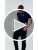 Ekkovision Men's Fitted Black Scoop Neck T-Shirt Large - Lightweight Cotton Blend