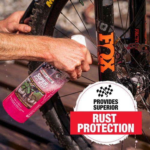 Finish Line Super Bike Wash Bicycle Cleaner, 1 Liter (33.8-Ounce) Spray Bottle