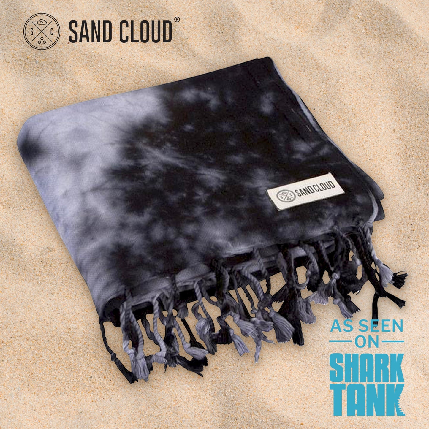 Sand Cloud Turkish Beach Towel - 100% Organic Cotton Turkish Bath Towels - Ultra Soft, Sand Resistant & Quick Dry Towel for Beach, Pool, or Picnic Blanket- As Seen on Shark Tank - Maui Sunset