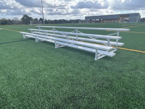 PEVO 3 Row Bleacher - 21' - Aluminum