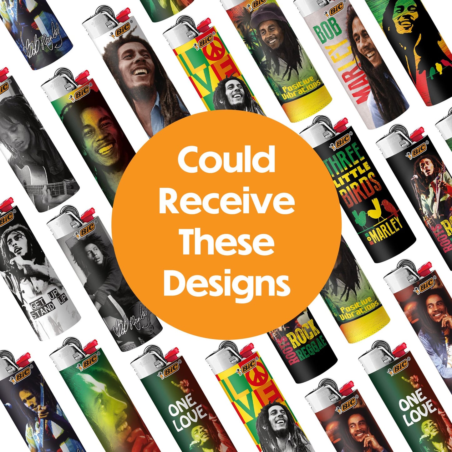 BIC Maxi Pocket Lighter, Special Edition Nostalgia Collection, Assorted Unique Lighter Designs, 8 Count Pack of Lighters