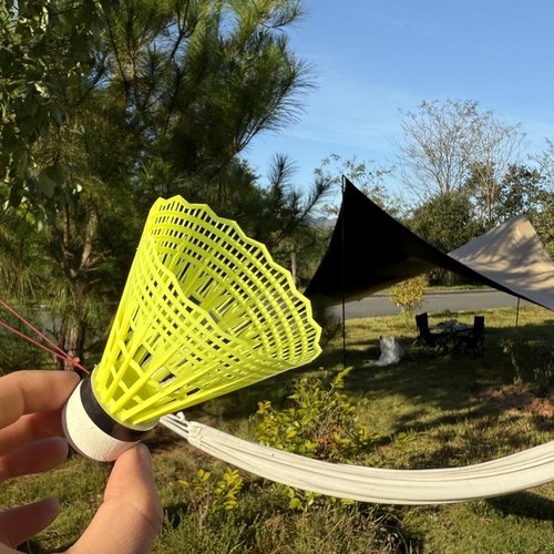 LIUTOVO 12 Packs Nylon Badminton Shuttlecocks Birdies Nylon Feather Shuttlecocks Badminton Birdies Great Stability ＆ Durability Indoor Outdoor Sports Hight Speed Training Badminton Balls