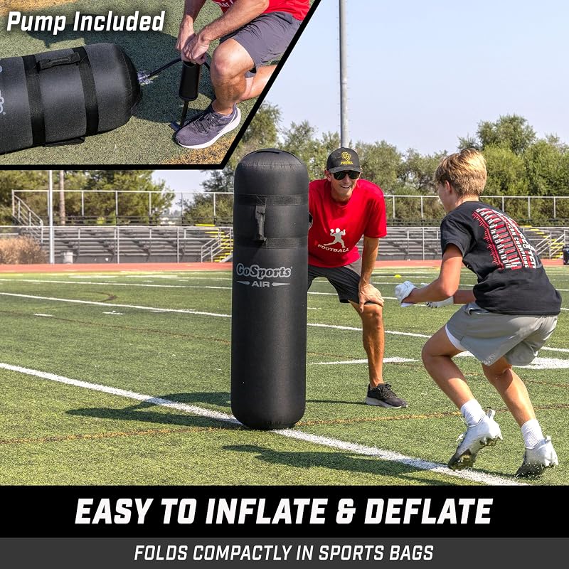 Inflatable Football Tackle Dummy 4.25 ft - Light to Medium Contact Blocking Pad