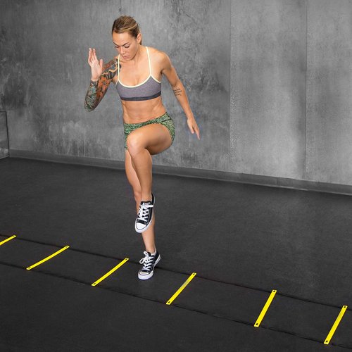 ProsourceFit Speed Agility Ladder 8, 12 and 20 Rung for Speed Training and Sports Agility Workouts with Free Carrying Bag