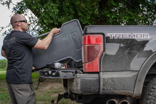 Caldwell Stable Table Lite with Weatherproof Tabletop, Ambidextrous Seat and Fully Collapsible Design for Easy Transport and Outdoor Target Shooting