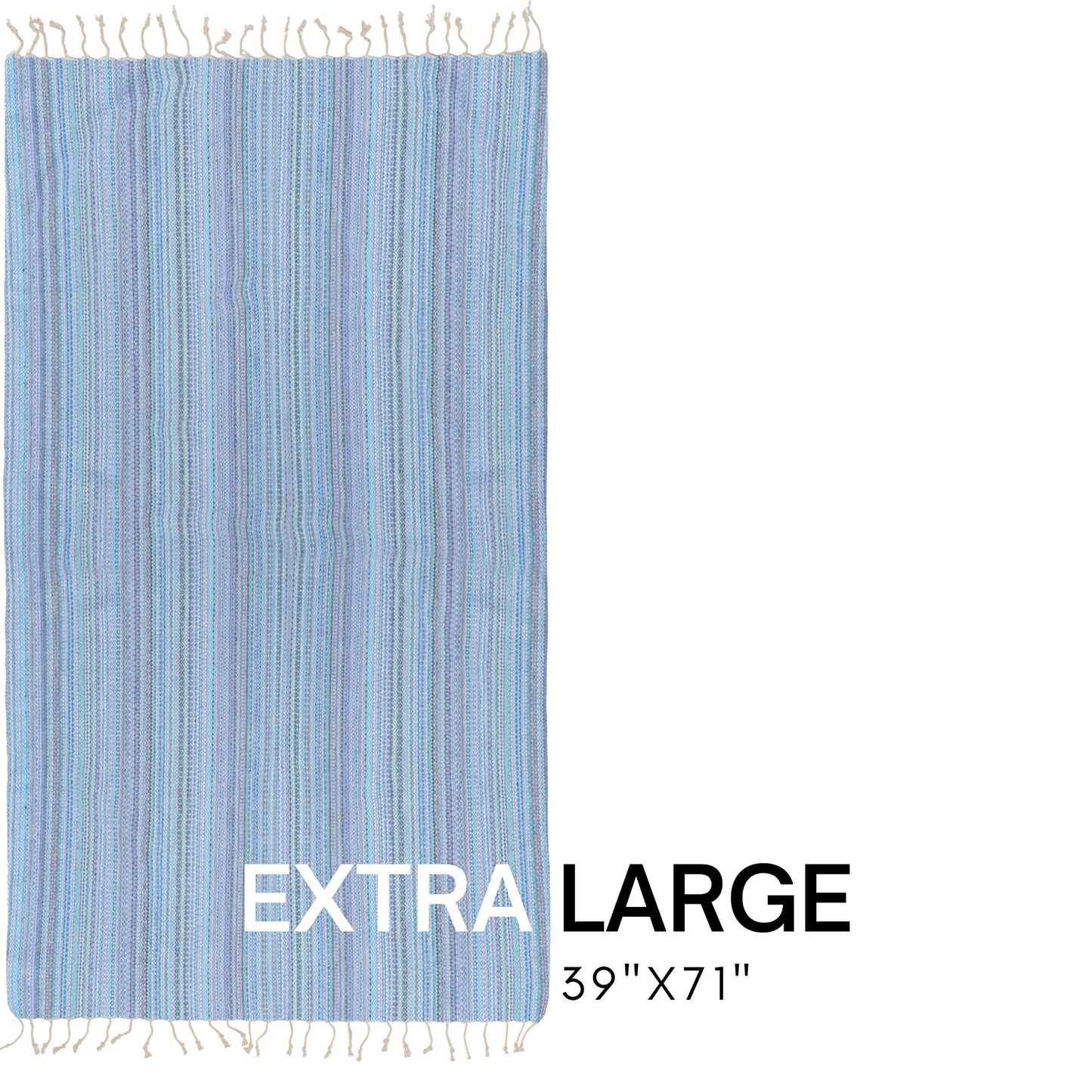 BAY LAUREL Turkish Beach Towel with Travel Bag 39 x 71 Quick Dry Sand Free Lightweight Large Oversized Towels Light