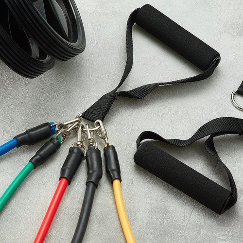 Sumind 16 Pcs Gym Exercise Handles Set Soft Replacement Handle Attachments Fitness Strap Cable Machine Attachment Grips Resistance Bands for Resistance Bands Home Workout Accessories Yoga Gift