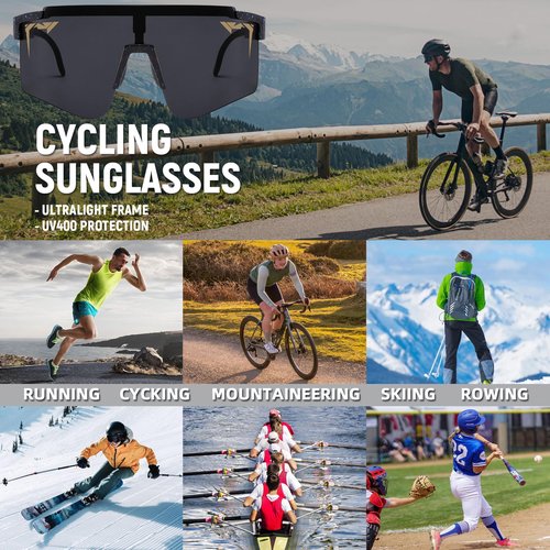 AAROX Sports Sunglasses for Men Women,Youth &Kids Baseball Glasses,Cycling Running Vipers Style Sunglasses UV Protection (PA-01)