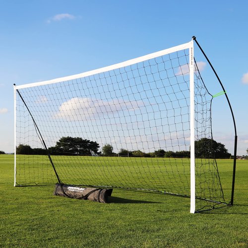 QUICKPLAY Kickster Soccer Goal Range – Ultra Portable | Quick and Easy Set Up | Includes Net and Carry Bag | Available in 7 Sizes | Backyard Soccer Net for Kids & Adults [Single Goal]