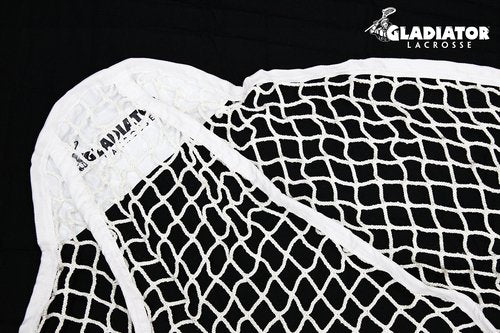 6mm Heavy Duty Replacement Lacrosse Goal Net (Round Corners) 6'x6x7'' for Backyard Goals - Gladiator Collegiate Level