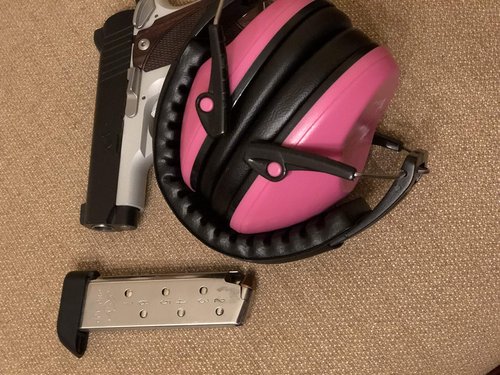 G & F Products For Both Aduit & Kid's Adjustble Headband, Pink Earmuff, One Size