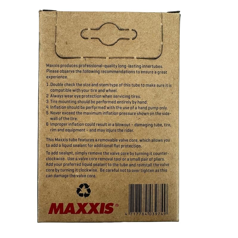 Maxxis Welter Weight 26'' Inner Tube, 48mm Schrader, 1.50–2.50", Black, 2 Pack
