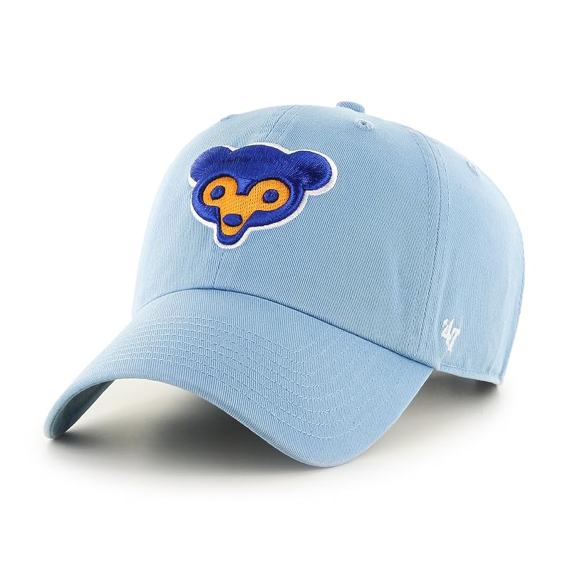 47 MLB Chicago Cubs Cooperstown Clean Up Adjustable Hat - Variation of Columbia Logo+One Size