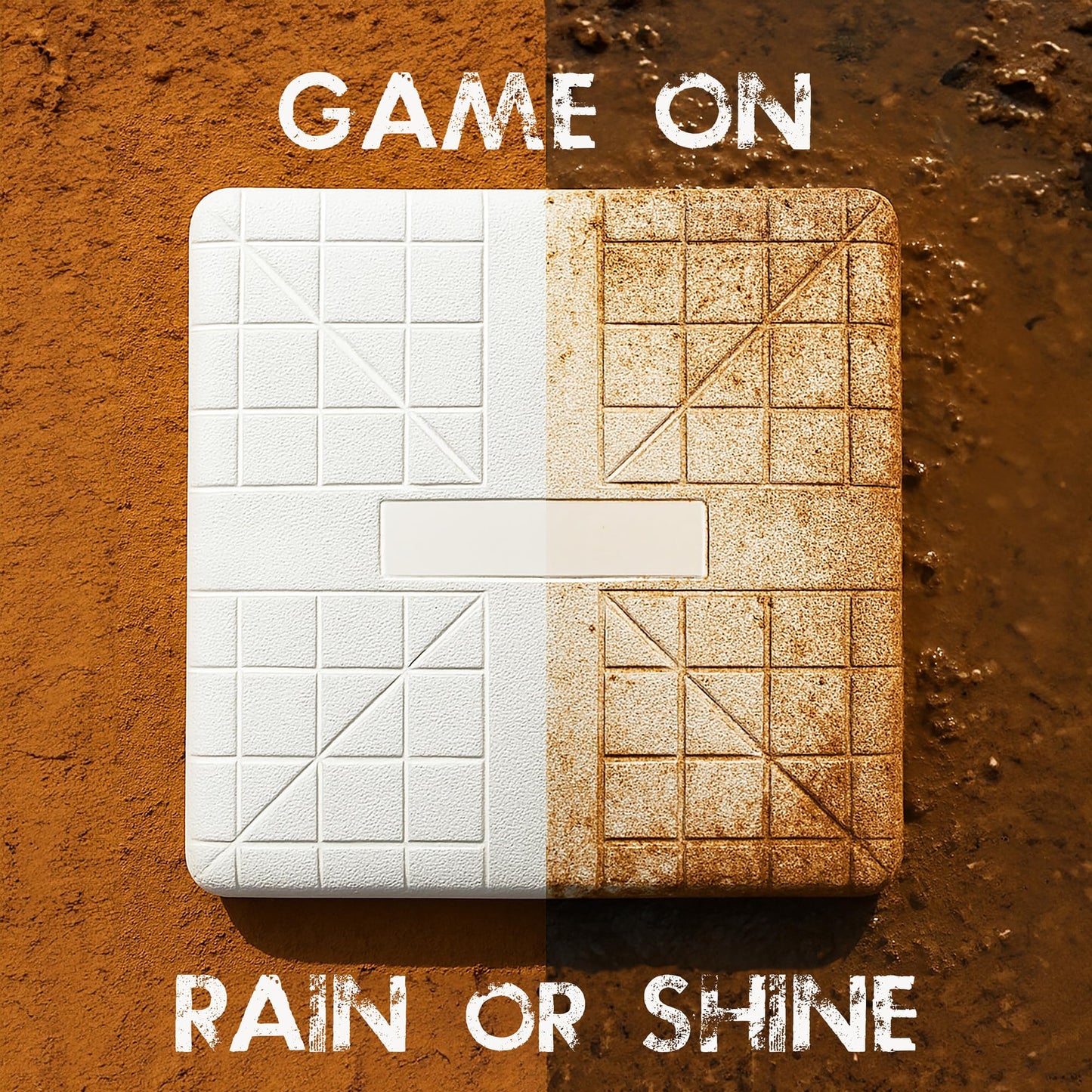 Cannon Sports Pro Style Set of 3 Bases for Baseball and Softball – 15" x 15" Molded Base Set with Waffle Bottom & Anchors - Includes 1st, 2nd, 3rd Base