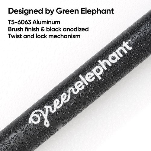 Green Elephant Camping Tarp Poles - Adjustable Aluminum Telescoping Tent Poles for Tarps, Canopy & Awning - Heavy Duty Collapsible Pole Set of 4 - Extends 8ft, Shrinks to 2ft - Caravan & Beach Shade