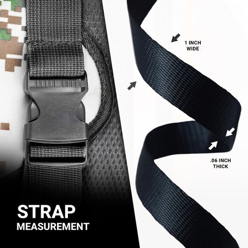 Strapworks Lightweight Polypropylene Webbing - Poly Strapping for Outdoor DIY Gear Repair, Pet Collars, Crafts - 1 Inch x 50 Yards - Black