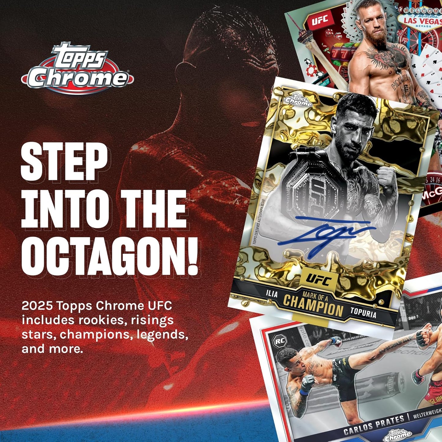 2025 Topps Chrome UFC - Factory Sealed - Mega Box