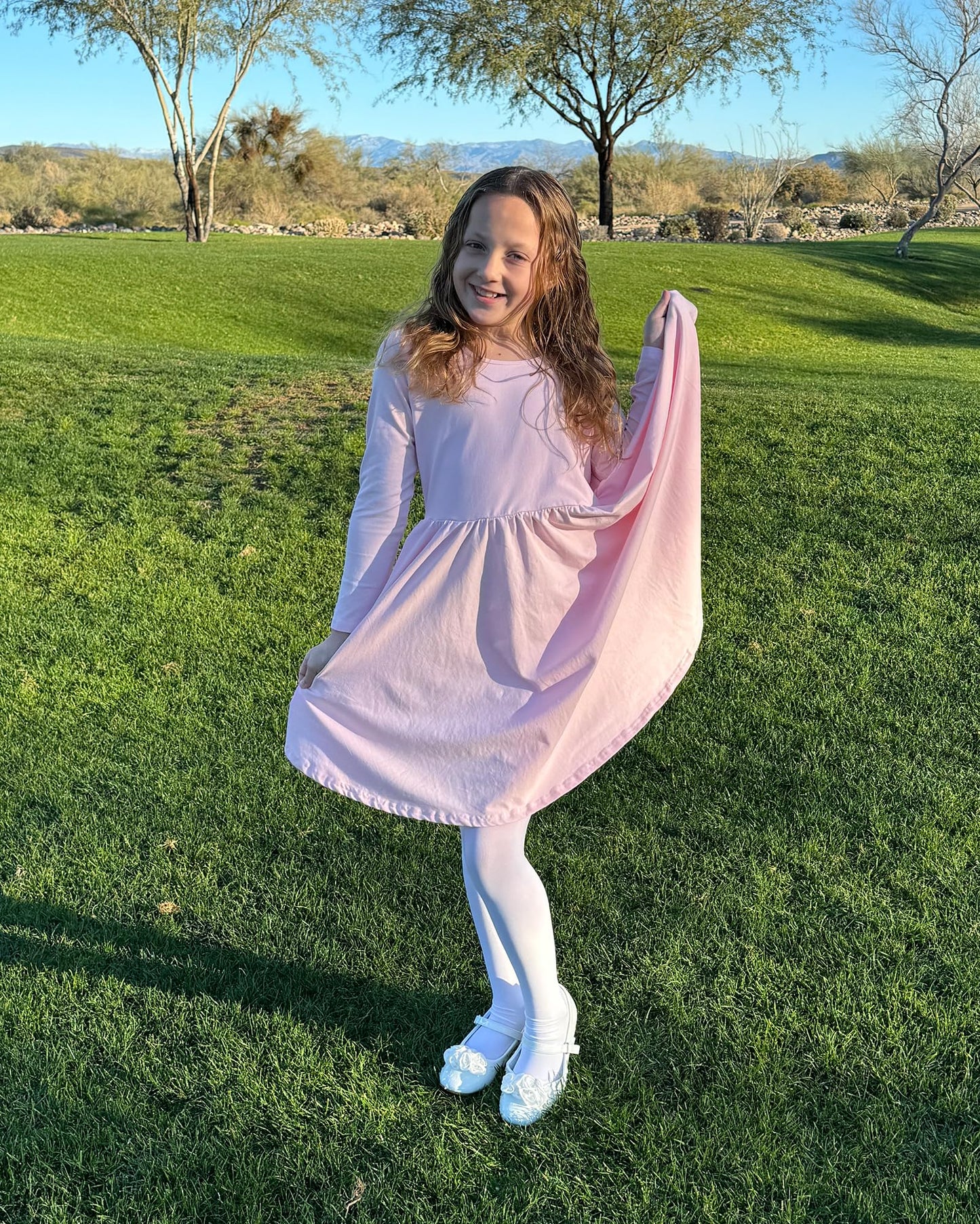 Stelle Girls' Ultra Soft Pro Dance Tight/Ballet Footed Tight(Toddler/Little Kid/Big Kid),BP+WT,XXS