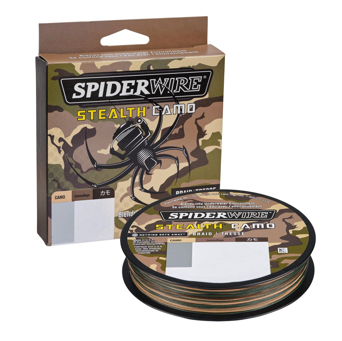 SpiderWire Stealth® Blue Camo BraidTM