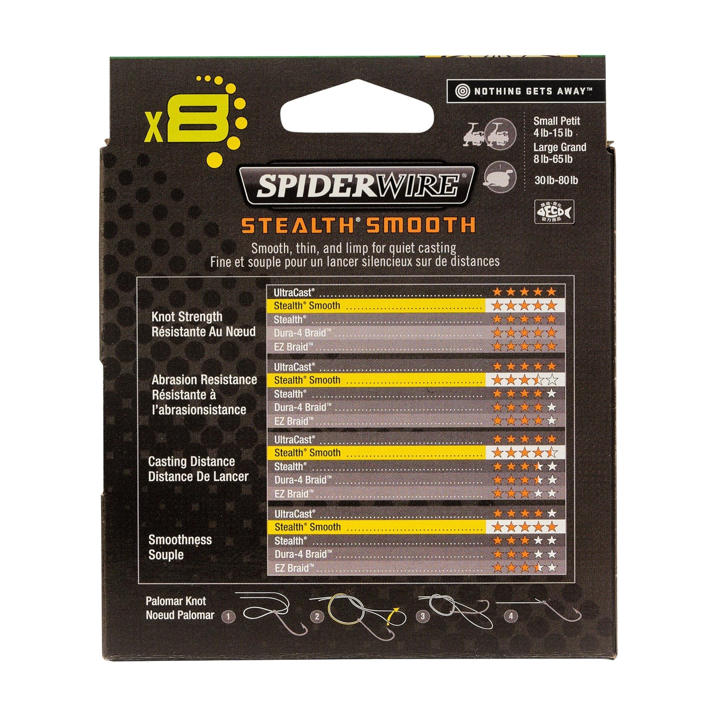 SpiderWire Stealth® Smooth Superline, Moss Green, 50lb | 22.6kg, 200yd | 182m Braided Fishing Line, Suitable for Freshwater Environments