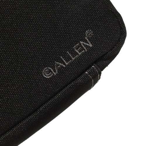 Allen Company Jackson Double Attaché Handgun Case, Fits All Auto Loaders and Revolvers, 2 Separate Internal Pockets, Front Zippered Pocket, 11.75 L x 7.5 H x 2 W inches, Black/Gray