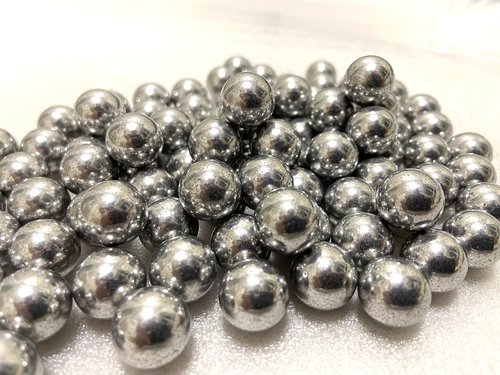 Alien Play 100 X 43 Cal Aluminum Balls for Self Defense and Target Practice, Solid Hard .43 Caliber Ammo Projectiles Paintball Fit for T4E Walther PPQ/ TPM1 and Glock17/G17 (Silver)