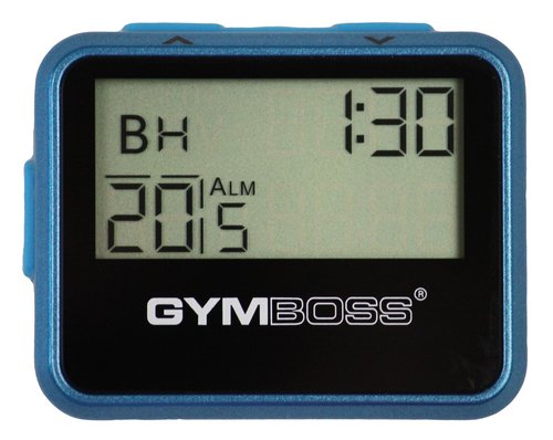 Gymboss Interval Timer and Stopwatch - Teal/Blue Metallic Gloss