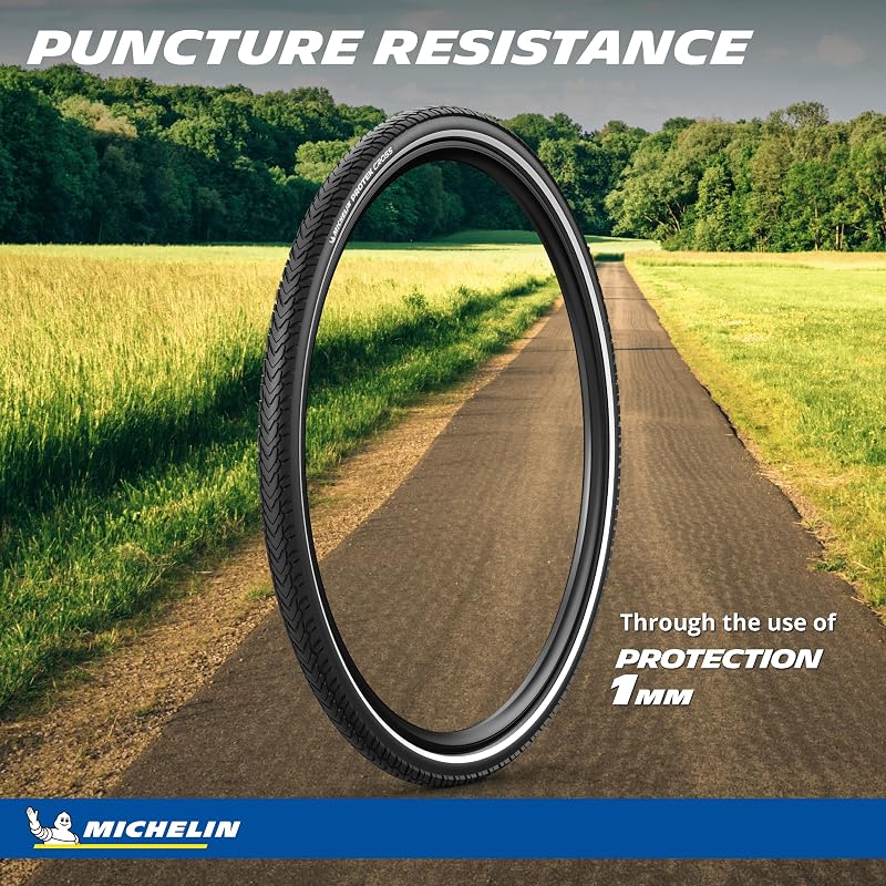 Michelin Protek Cross Tire 700x32C - All-Terrain, Anti-Puncture, Reinforced