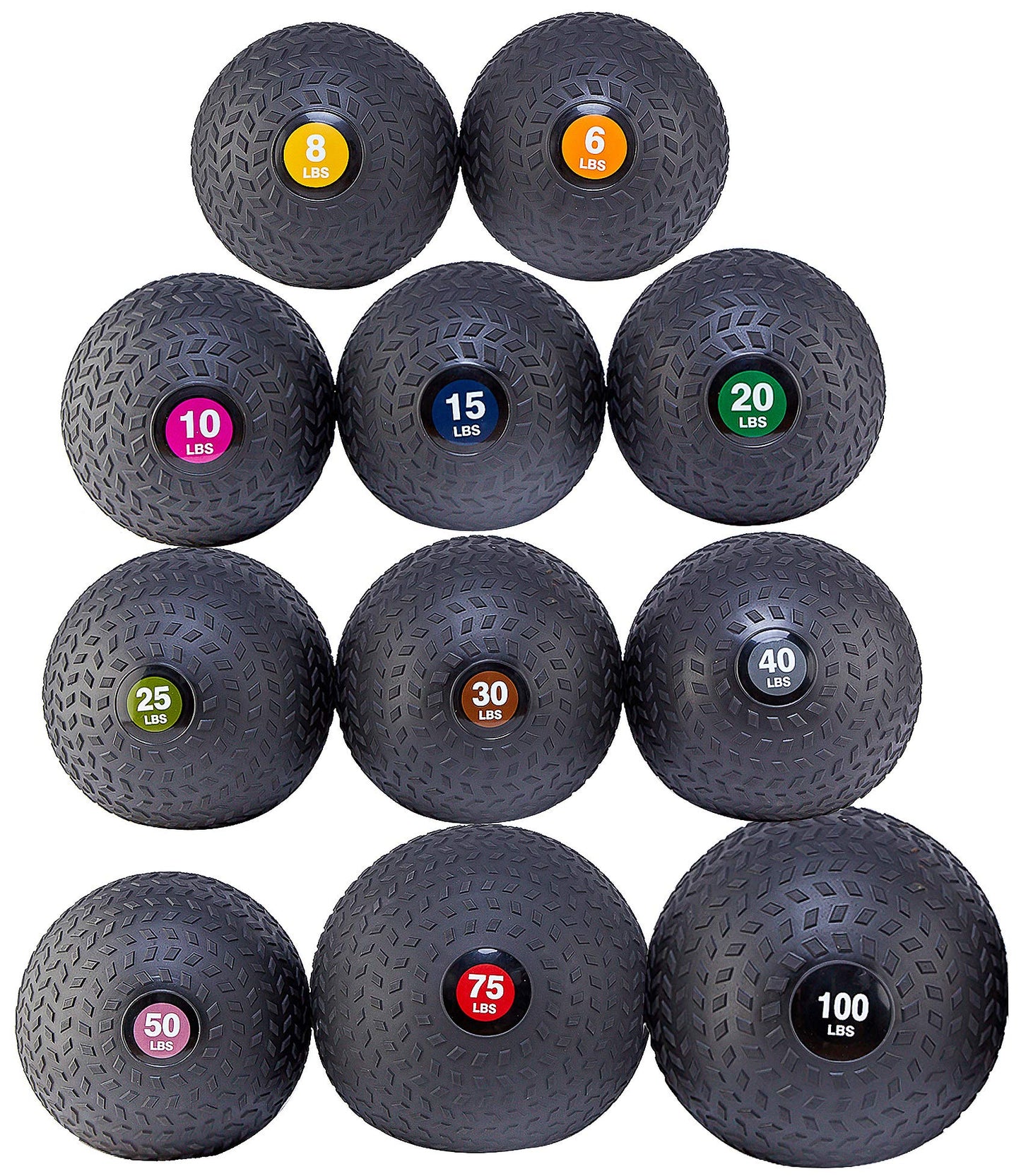 Fitvids Workout Exercise Fitness Weighted Medicine Ball, Wall Ball and Slam Ball, Multiple Styles and Sizes