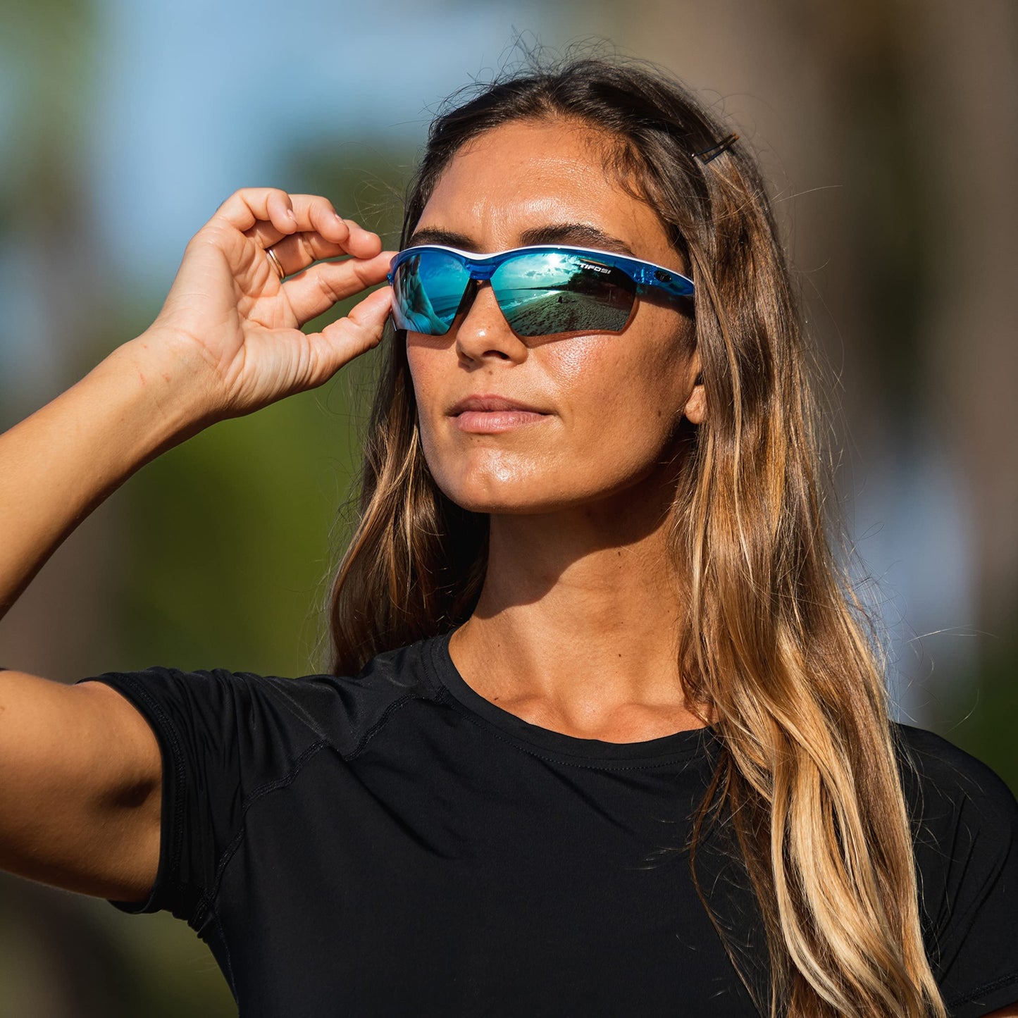 Tifosi Vero Sunglasses (Skycloud, Clarion Blue/AC Red/Clear)